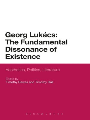 cover image of Georg Lukacs